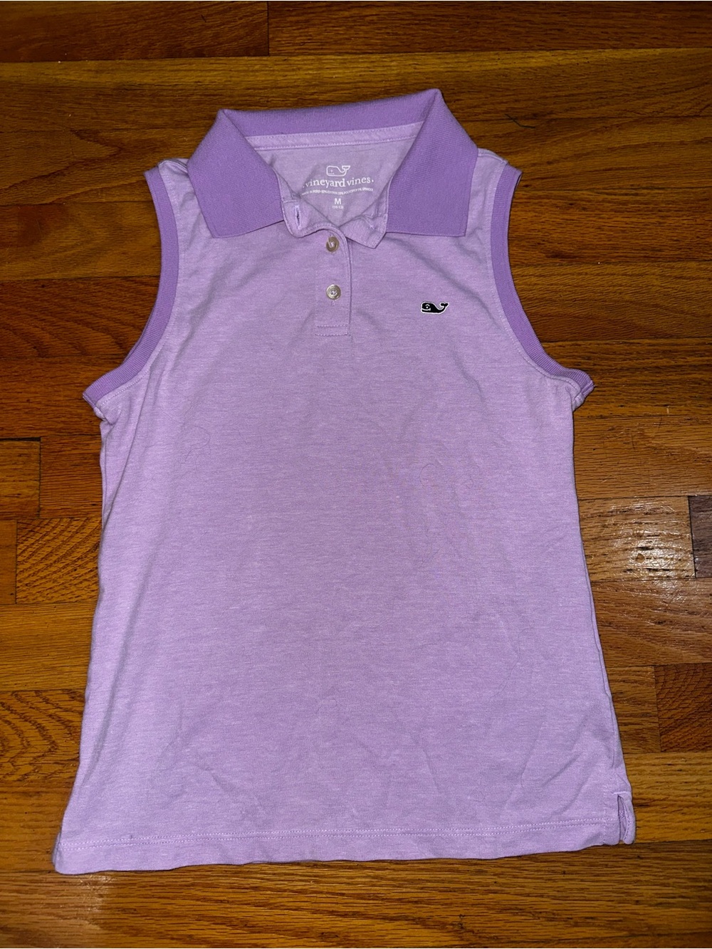 Vineyard Vines Girls' Lilac Polo Sleeveless Top